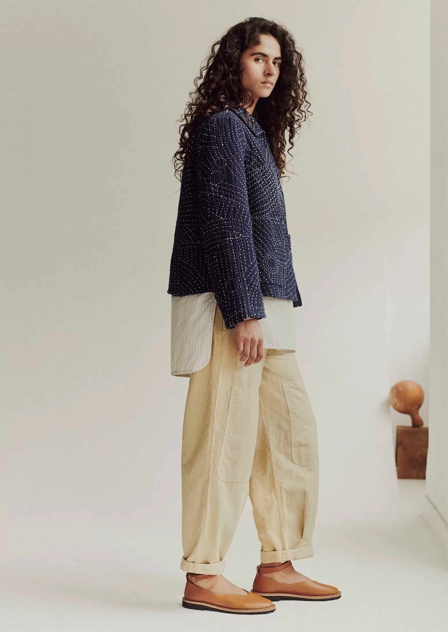 Garment Dyed Cotton Linen Canvas Pants | Fallow