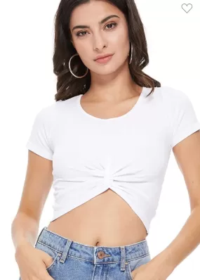 Get Twisted Cropped Tee