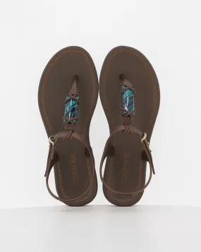 Grendha Cacau Rustica Brown Sandal