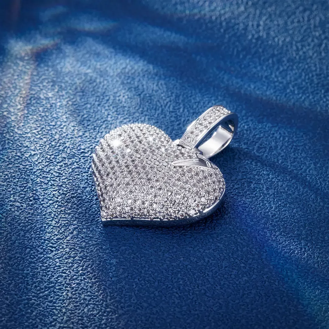 Heart Shaped Lightning Pendant