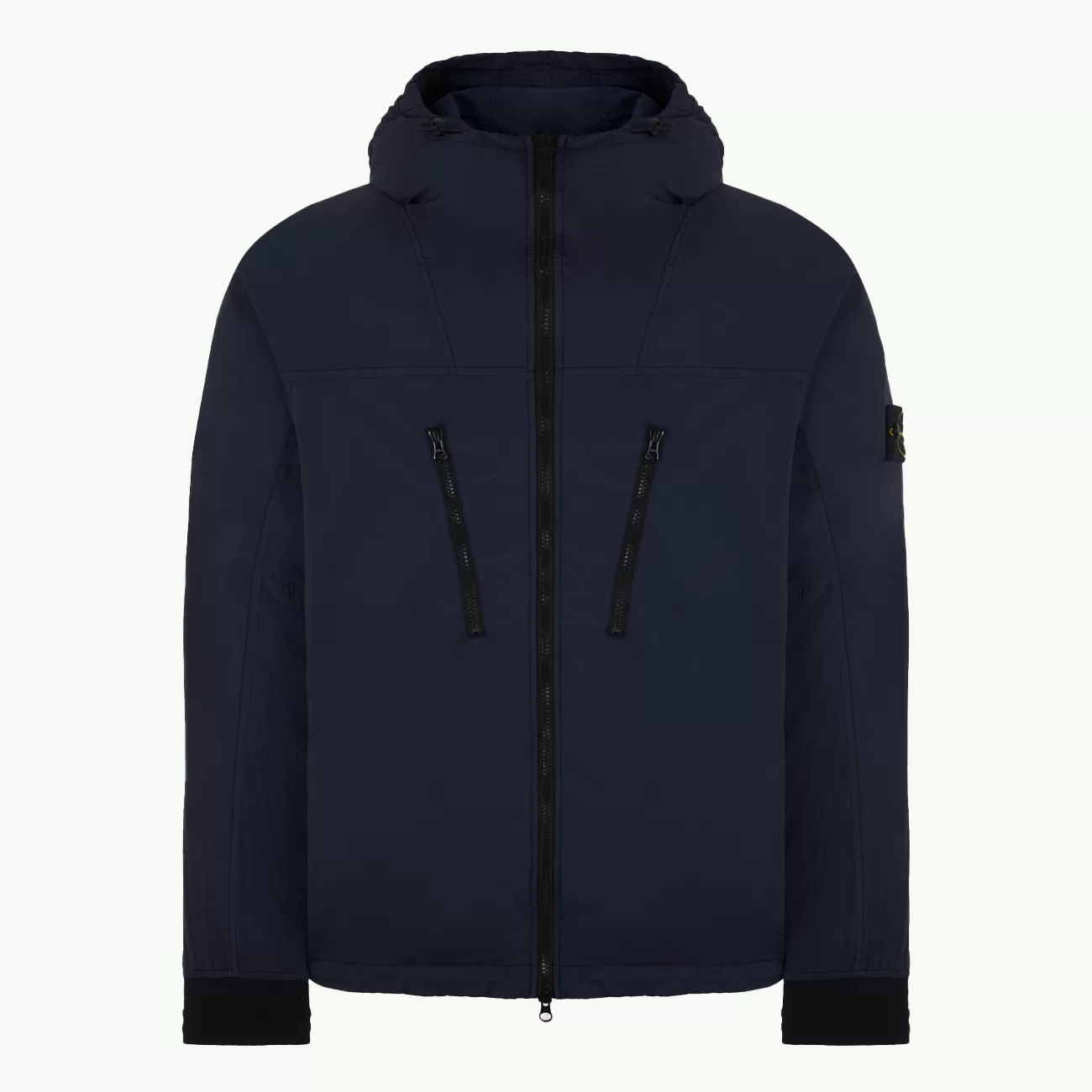 Jacket Packable Patch Double Zip Pocket - Navy 2080