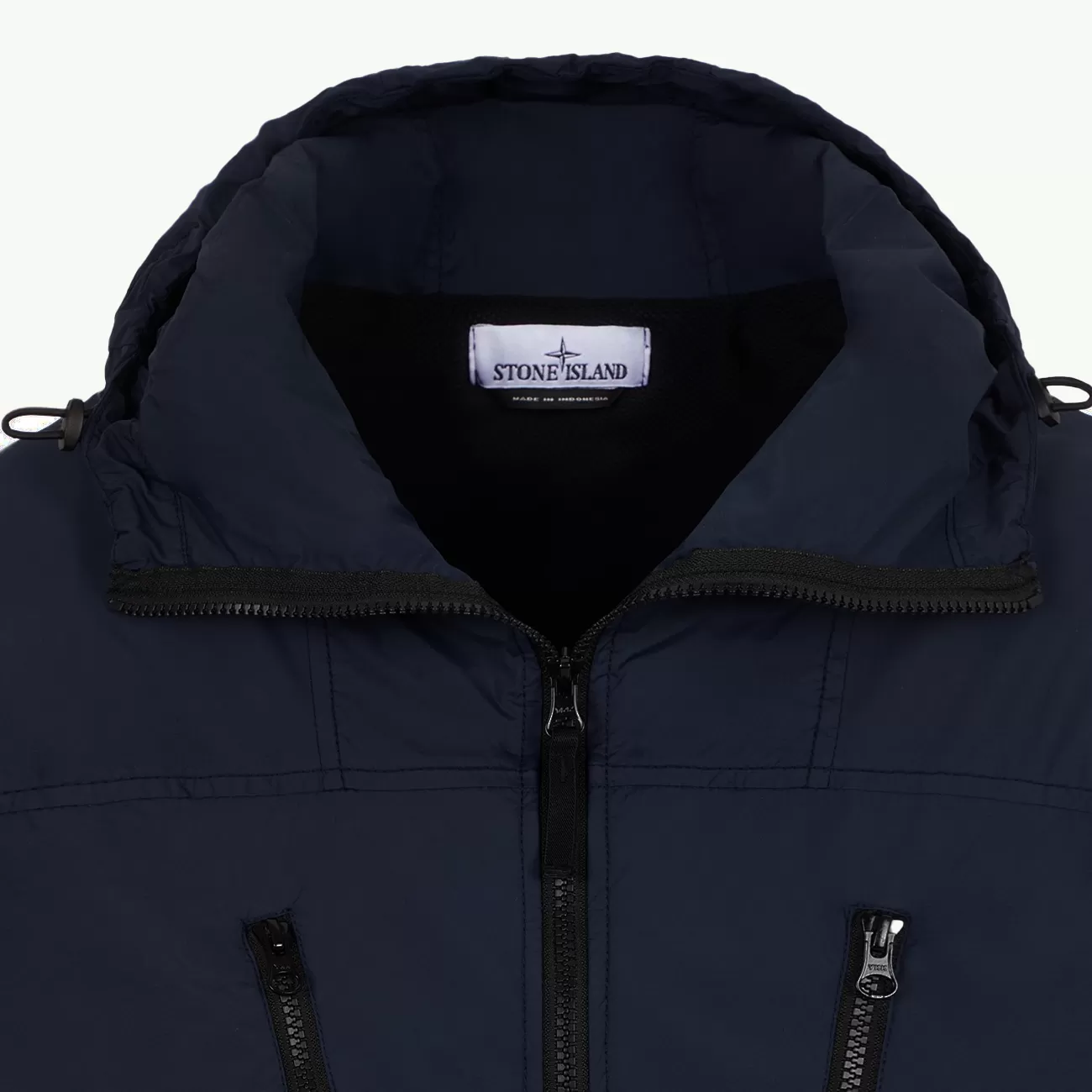 Jacket Packable Patch Double Zip Pocket - Navy 2080