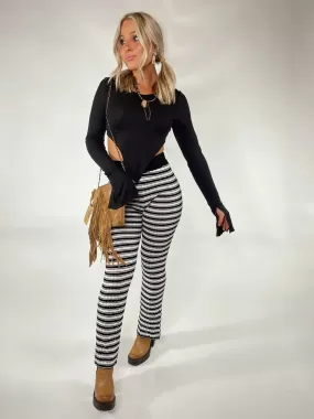 Jailbird Striped Knit Pant