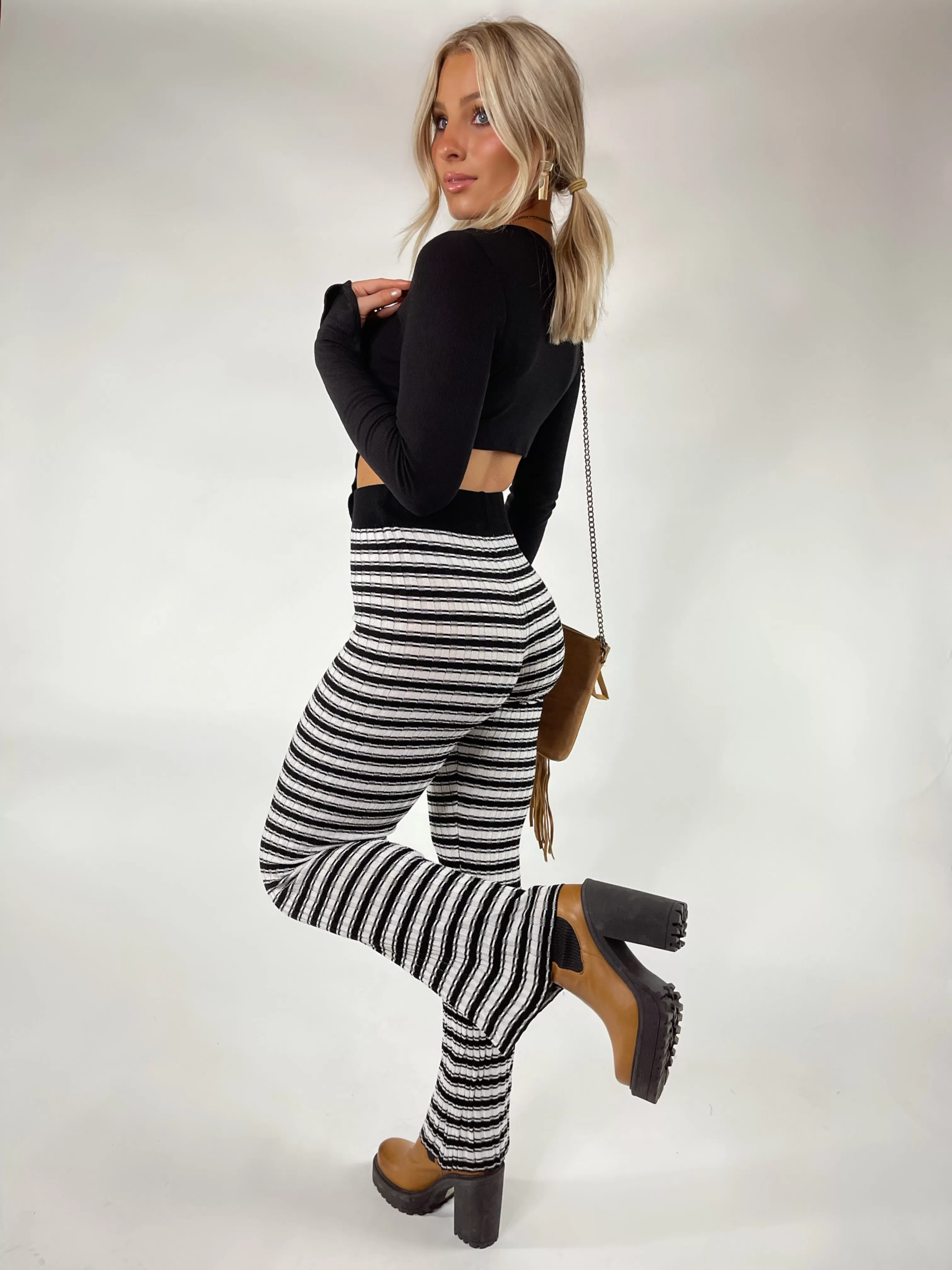 Jailbird Striped Knit Pant