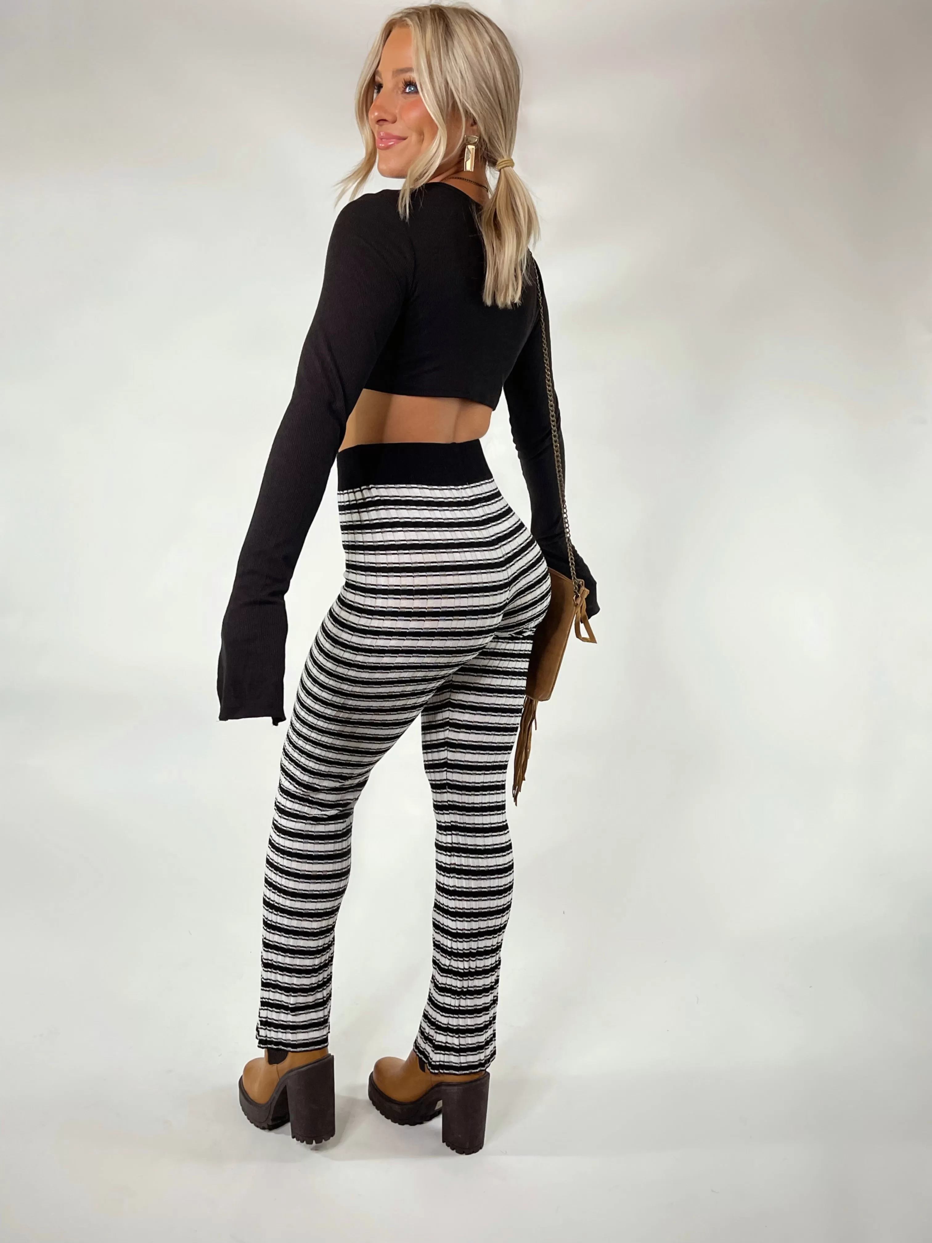 Jailbird Striped Knit Pant