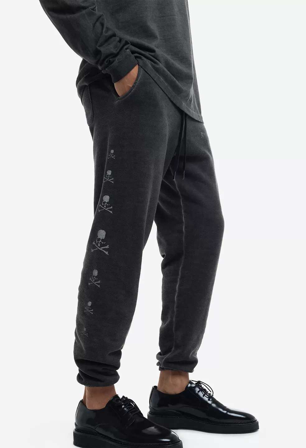 JE X Mastermind Cold Dye La Sweatpants / Charcoal