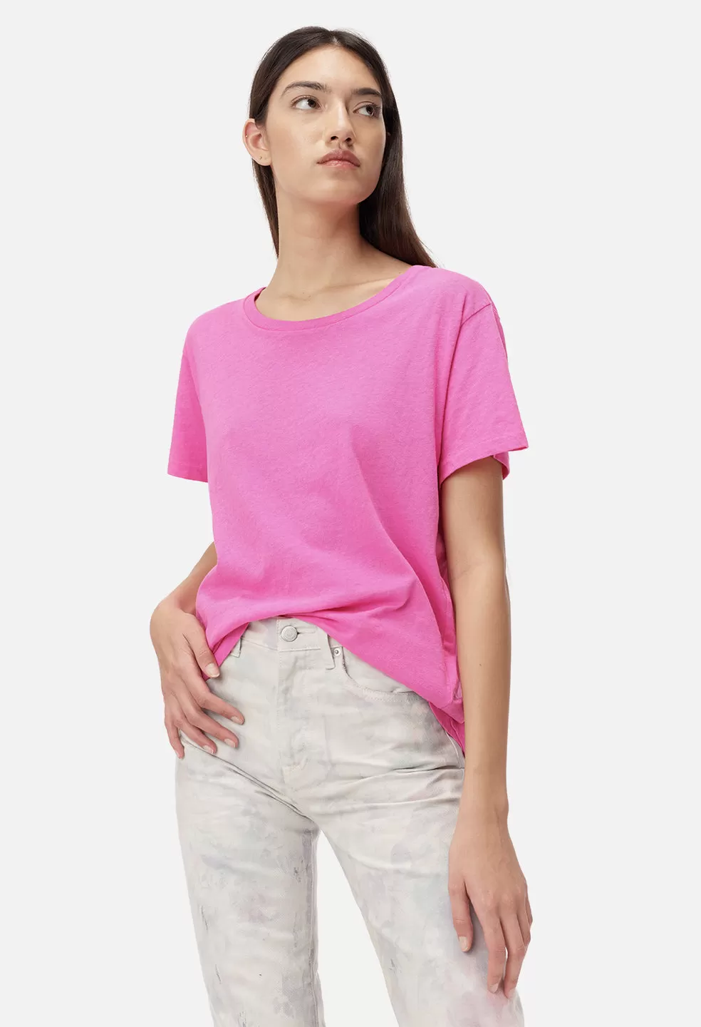 Jersey Relaxed Tee / Highlighter