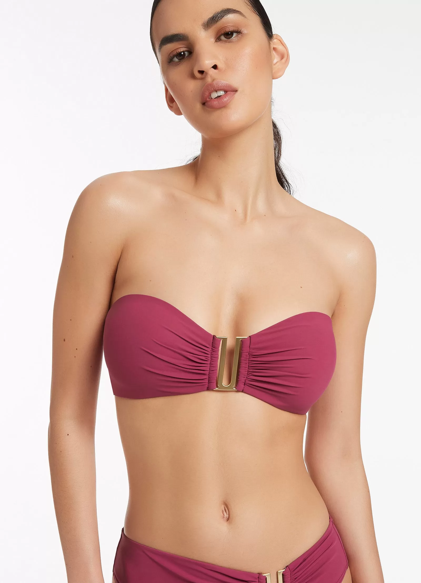 Jetset Bandeau Bikini Top - Orchid