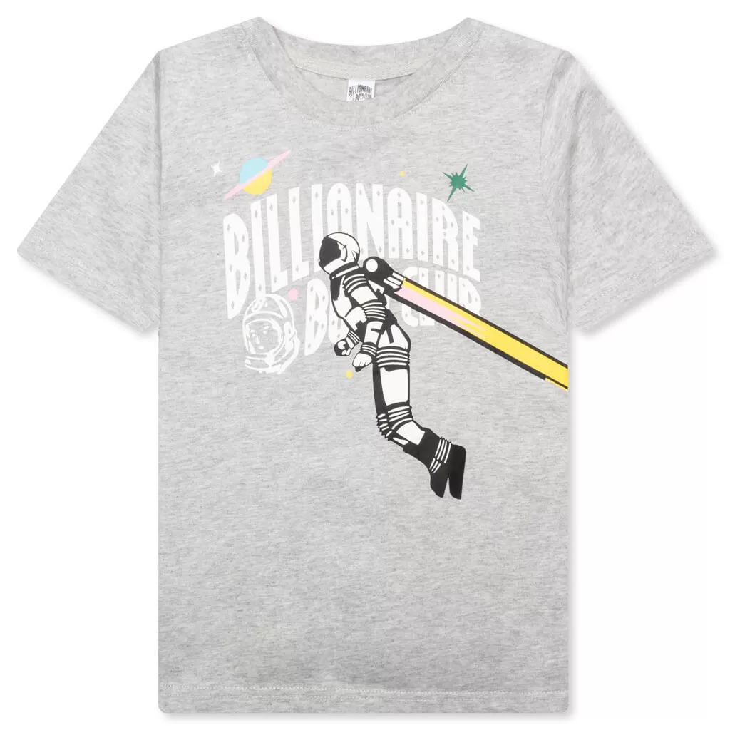 Kids BB on My Way S/S Tee - Heather Grey