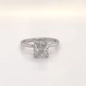 LOTIS 3 Carat Cushion Cut Lab Grown Diamond Engagement Ring Solitaire IGI Certified