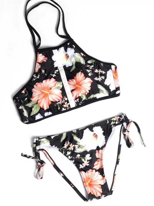 Love Got The Flower Tank Bikini Sets