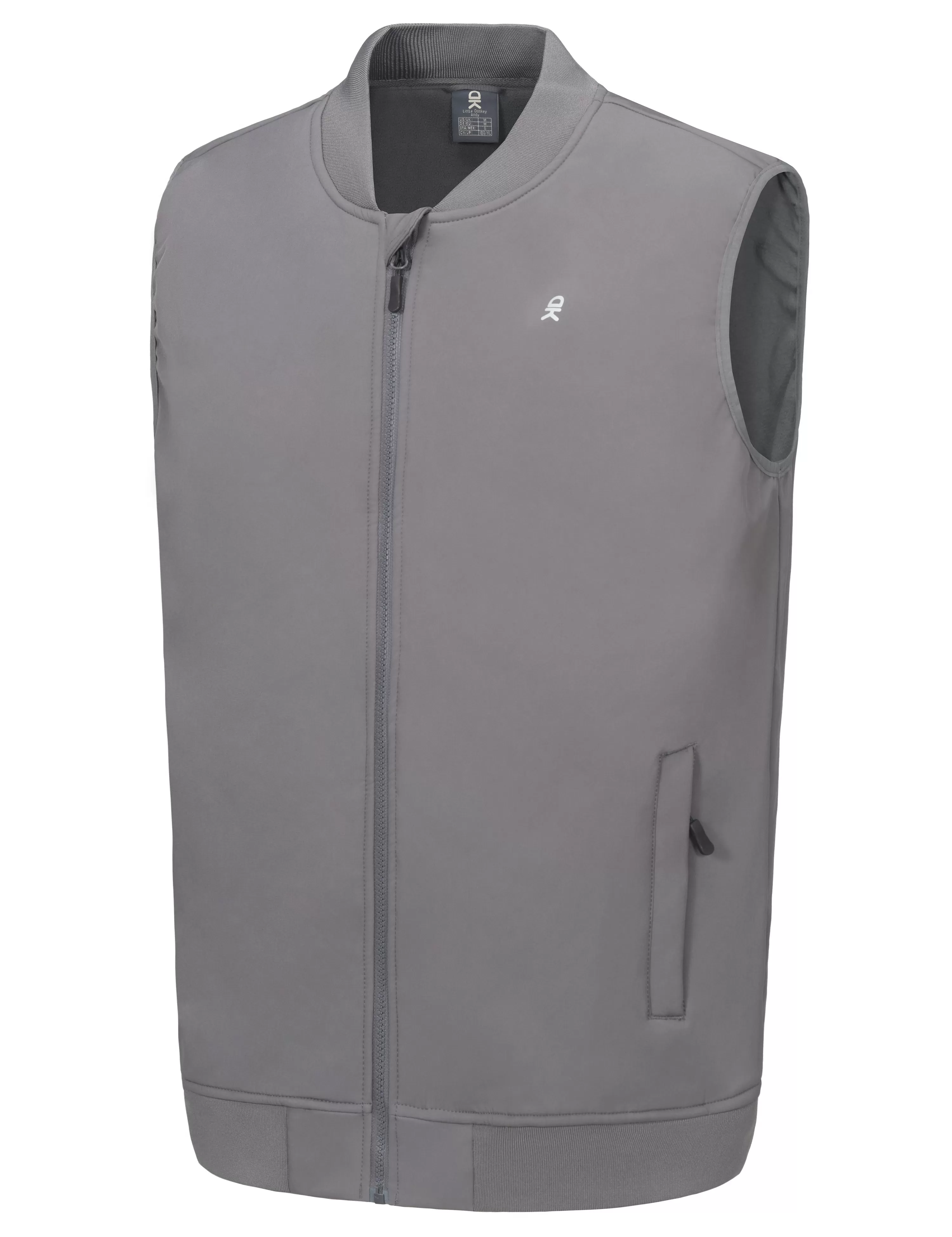 Men's Casual Lightweight Softshell Fleece Lined Golf  Vest