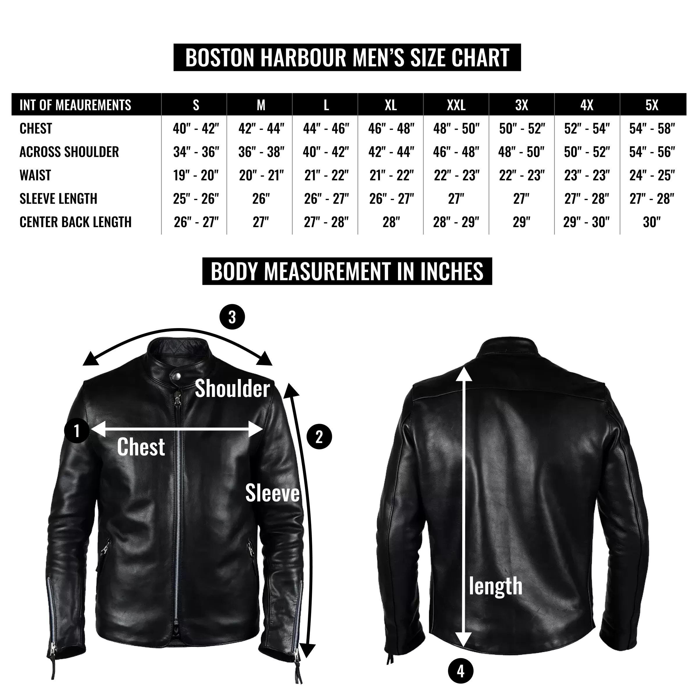 Moore Black Leather Jacket