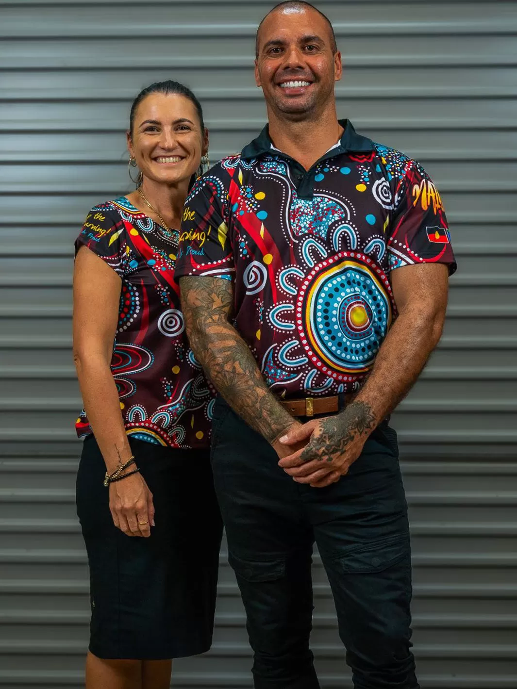 NAIDOC 2024 - Ladies Top 1- 1 LARGE SIZE LEFT