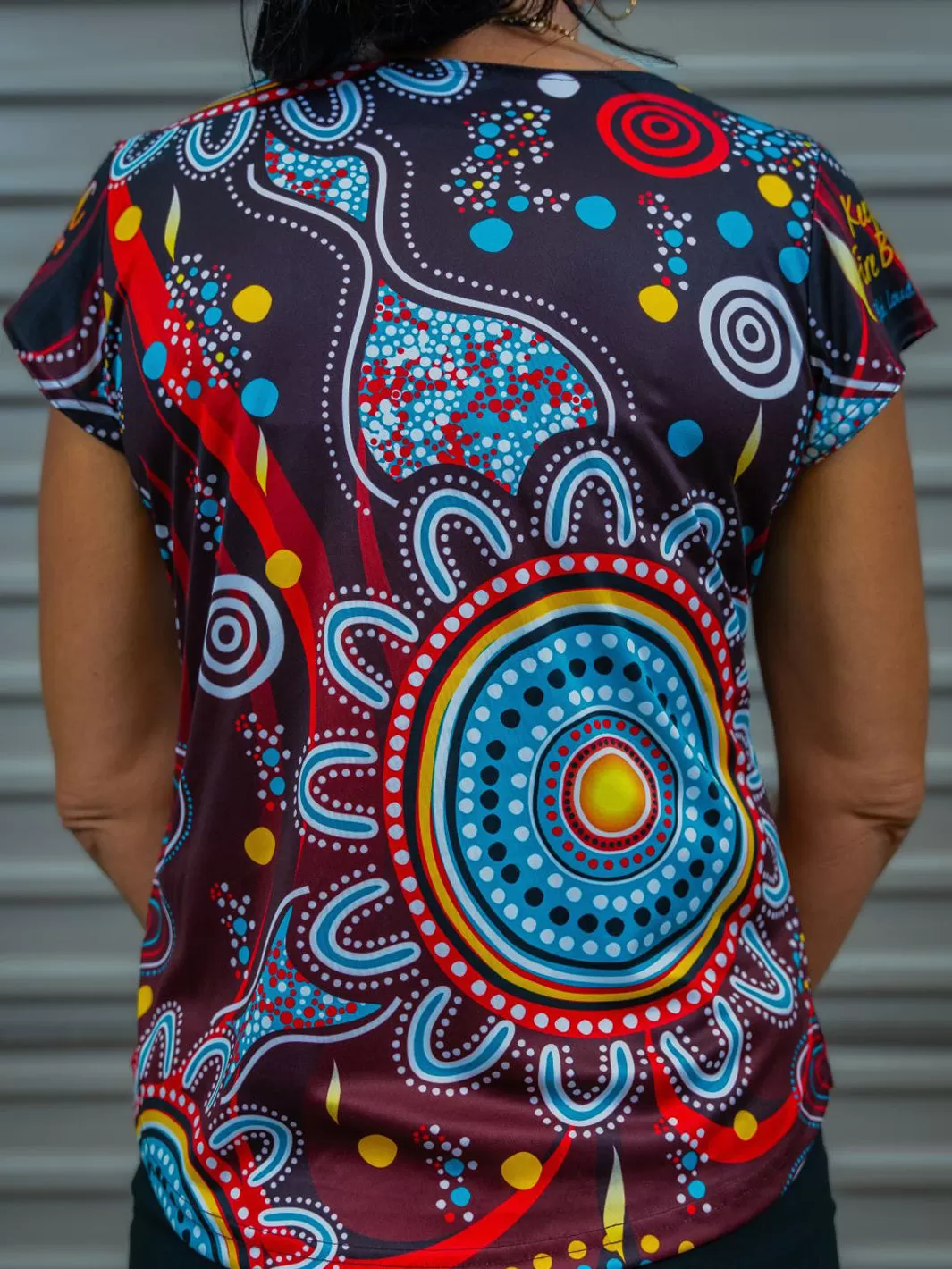 NAIDOC 2024 - Ladies Top 1- 1 LARGE SIZE LEFT