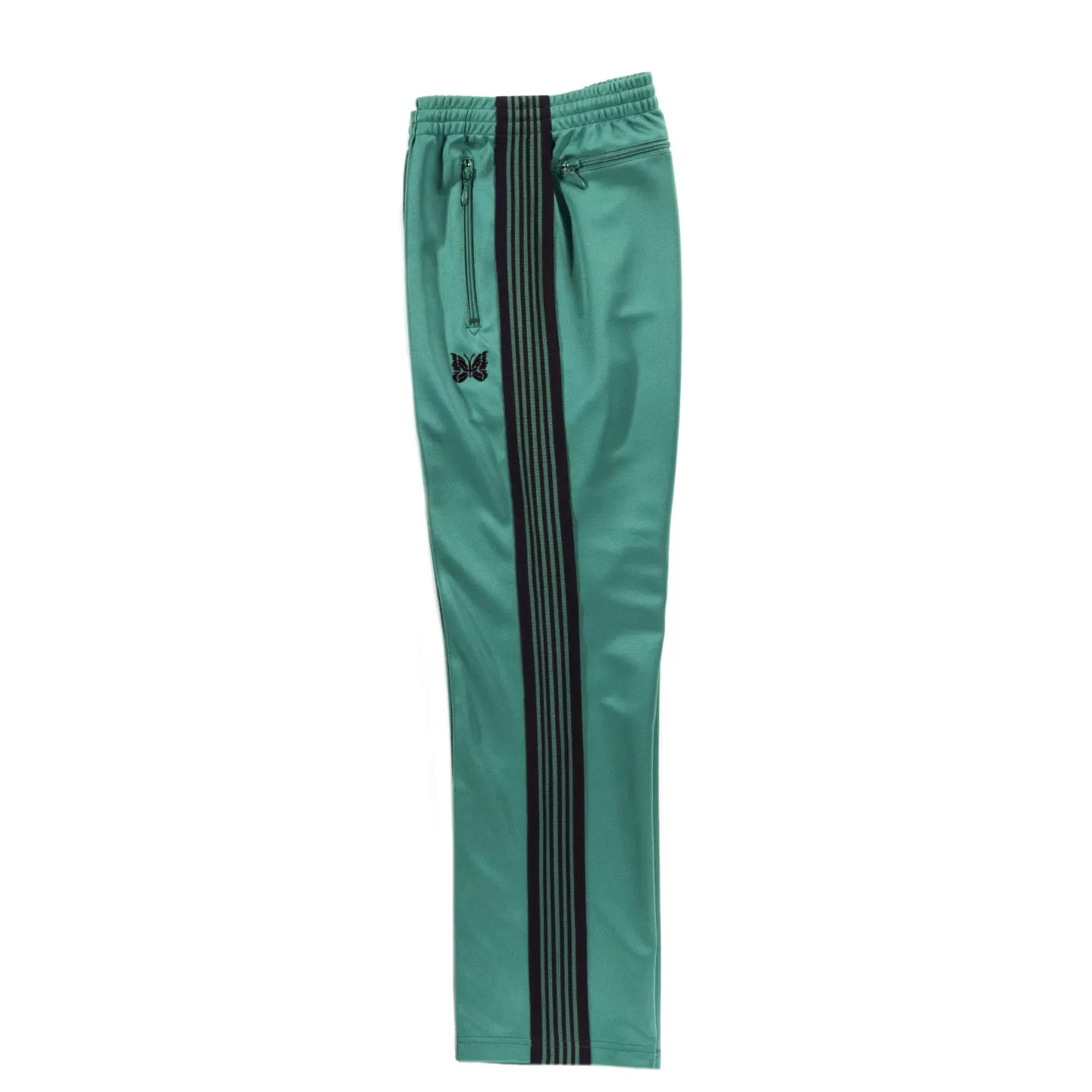 NEEDLES NARROW TRACK PANT POLY SMOOTH EMERALD