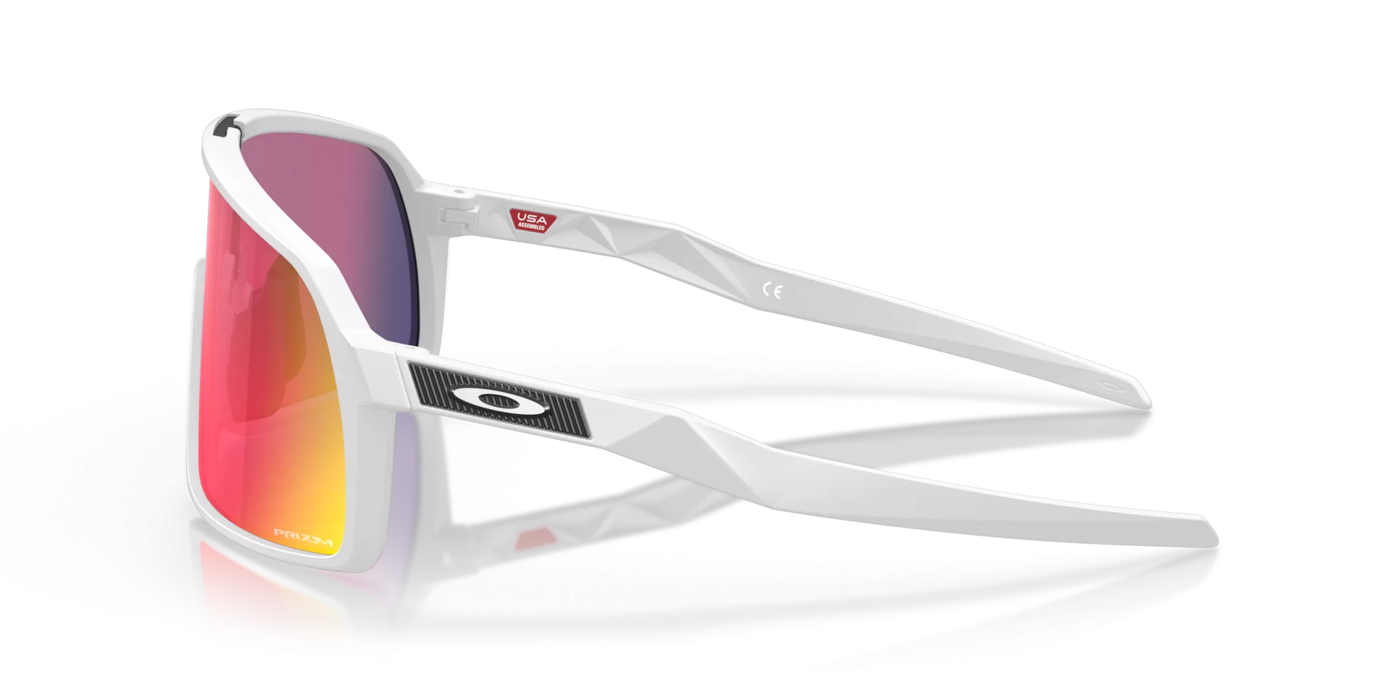 Oakley Sutro S Prizm Road Lenses Matte White Frame