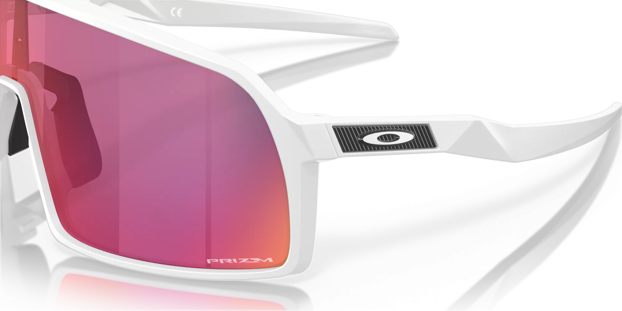 Oakley Sutro S Prizm Road Lenses Matte White Frame