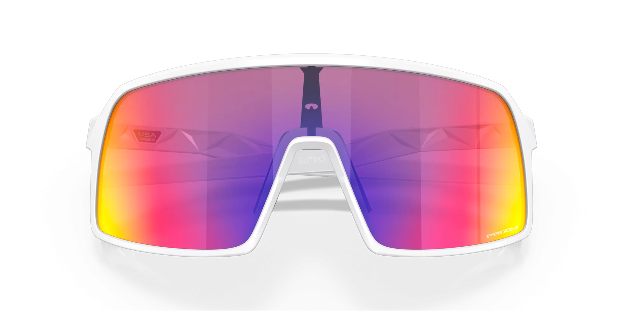 Oakley Sutro S Prizm Road Lenses Matte White Frame