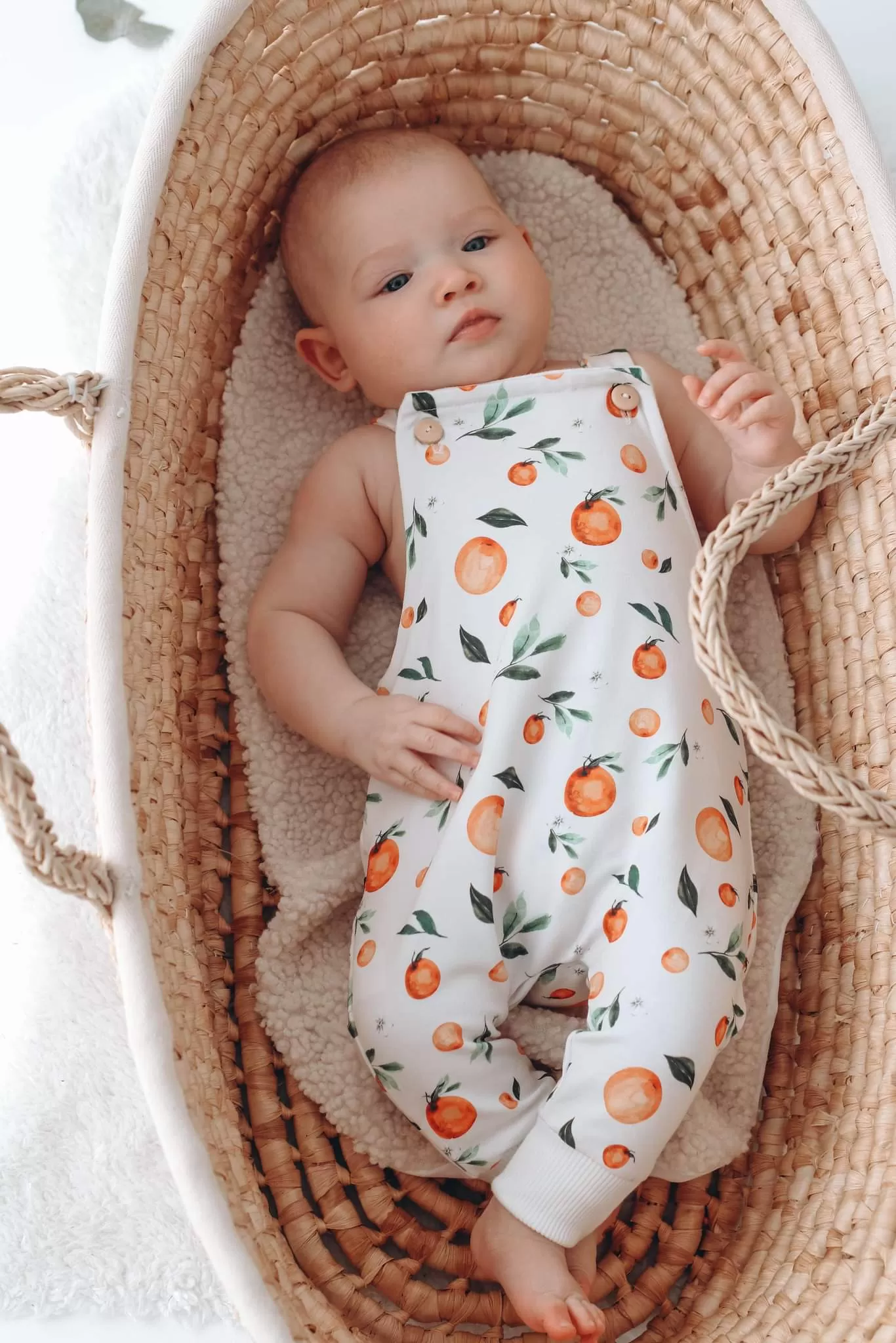 orange grove  long leg romper last one! - 3-6 mths