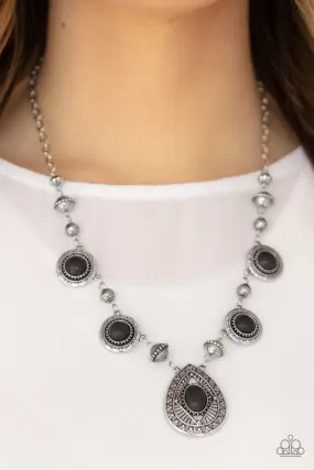 Paparazzi Mayan Magic - Black Necklace