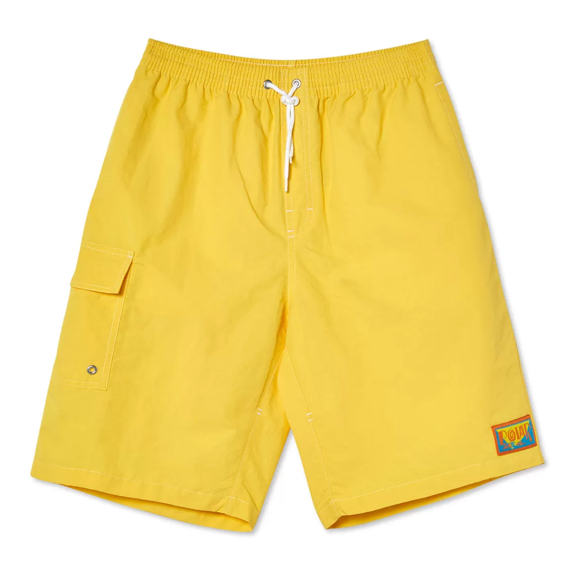 Polar Skate Co. Spiral Swim Shorts Yellow