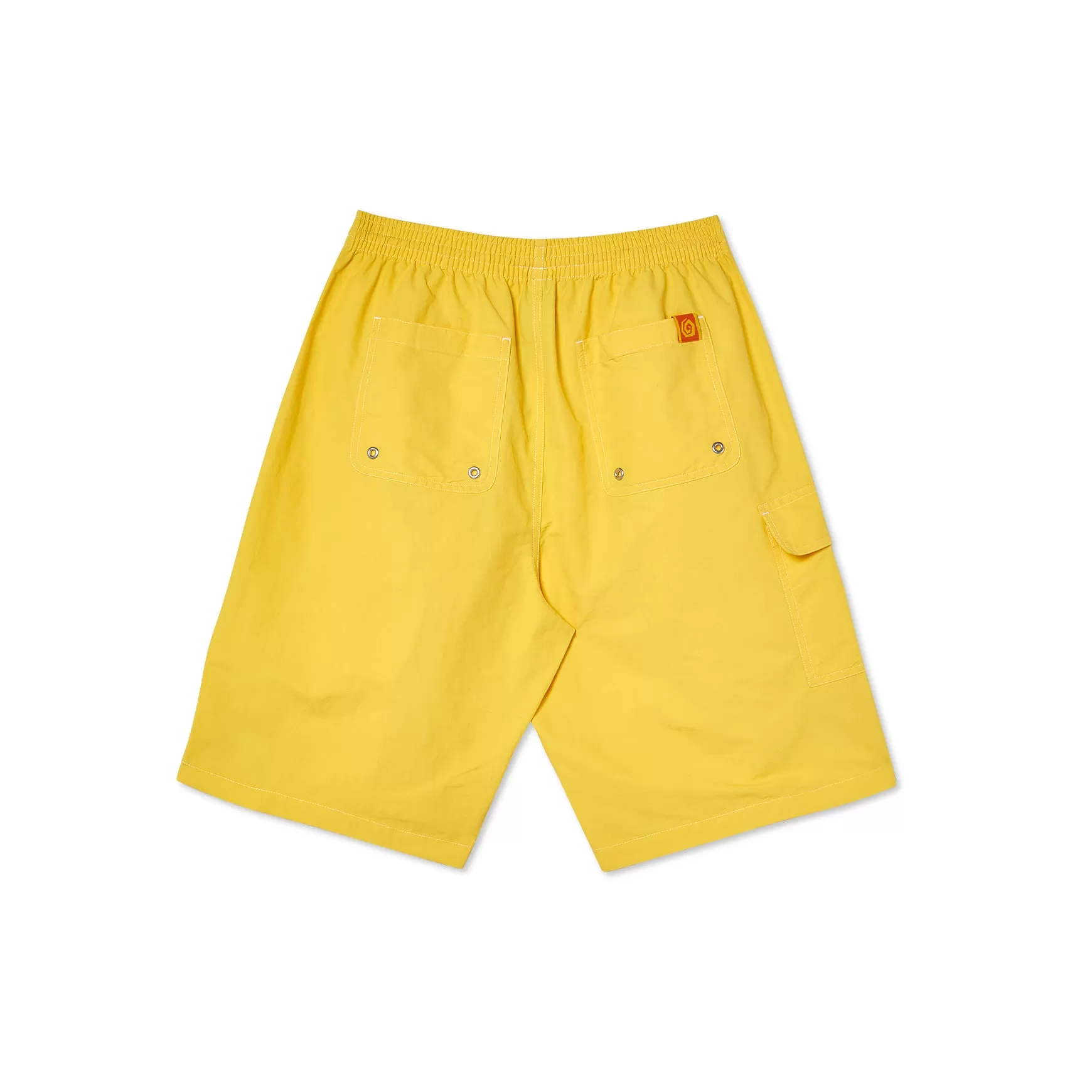 Polar Skate Co. Spiral Swim Shorts Yellow