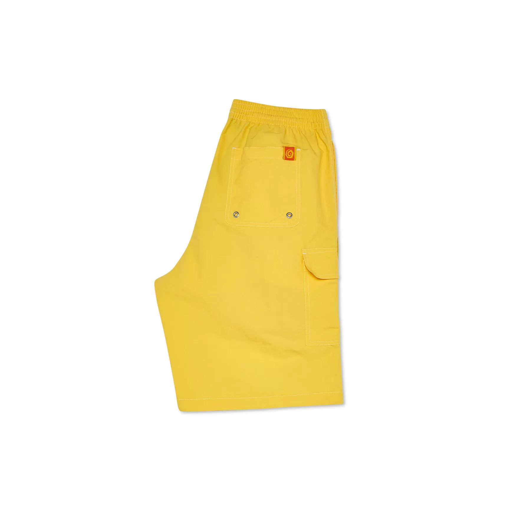 Polar Skate Co. Spiral Swim Shorts Yellow