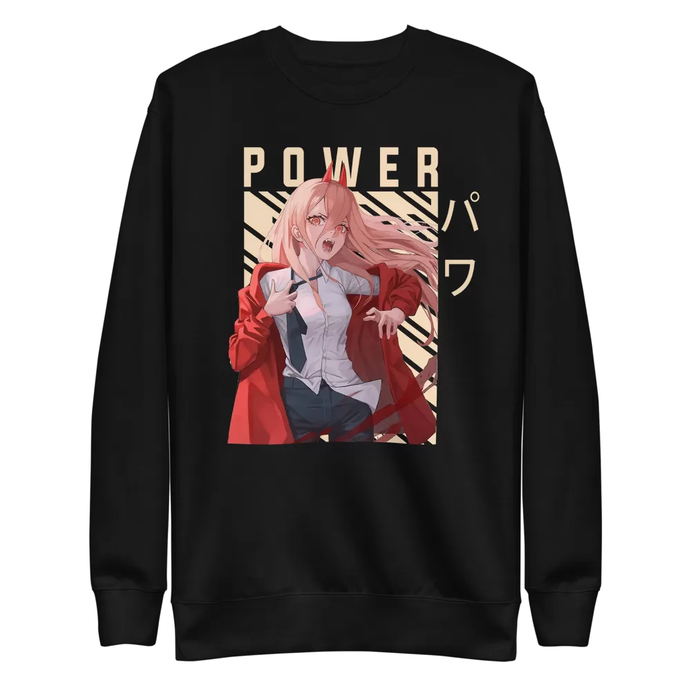 Power Crewneck Sweatshirt Chainsaw Man