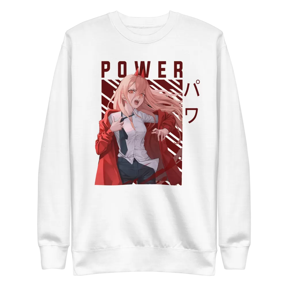 Power Crewneck Sweatshirt Chainsaw Man