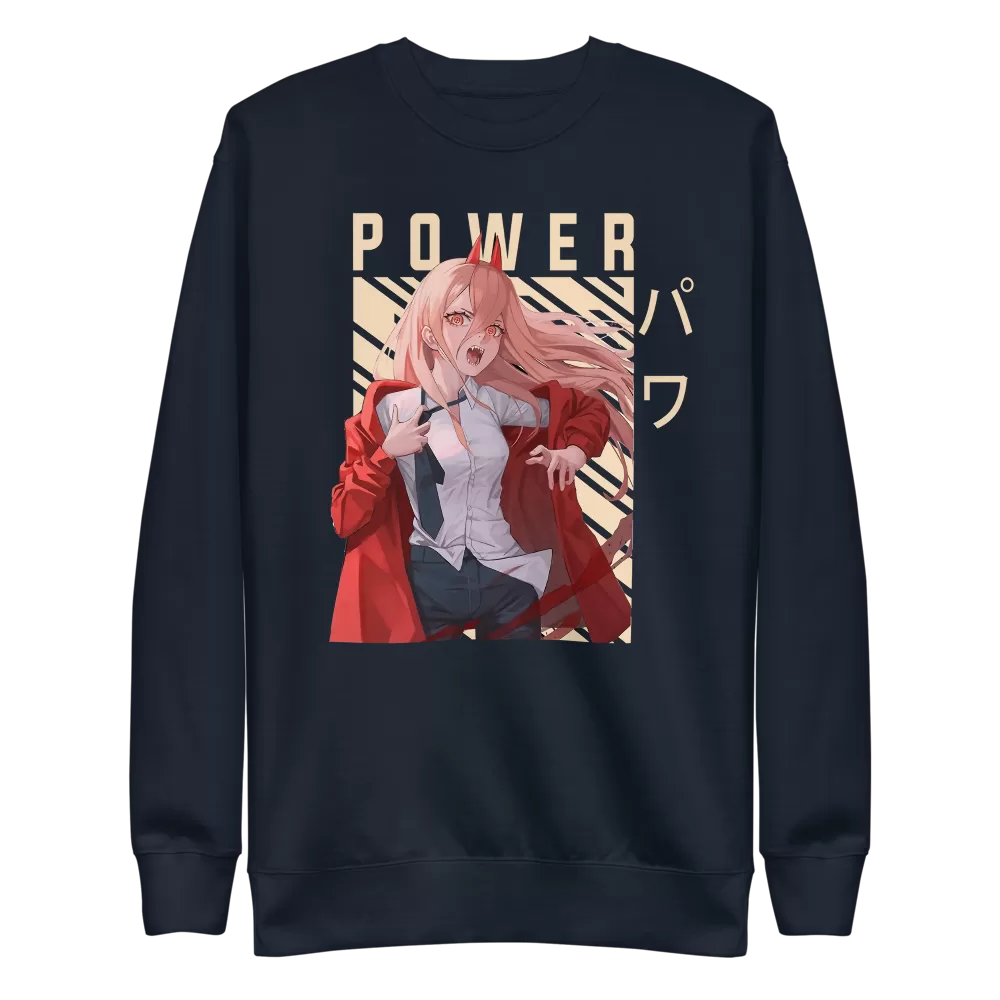 Power Crewneck Sweatshirt Chainsaw Man