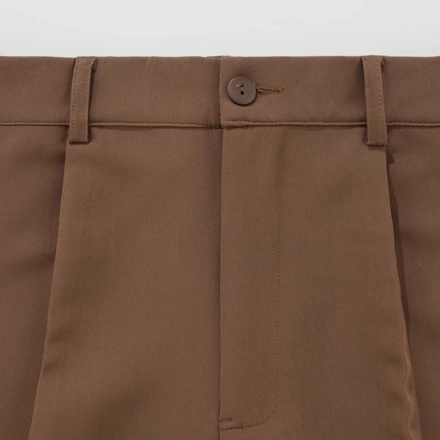 Press-Stud Jorts For Men - Brown