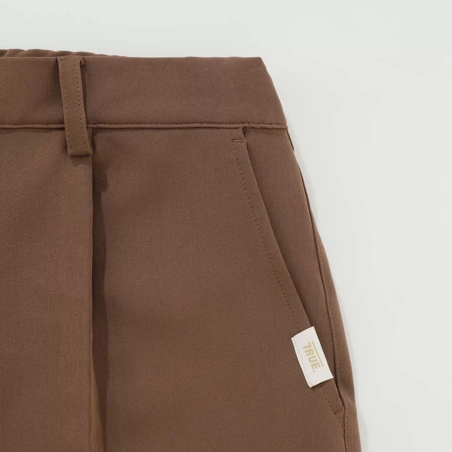 Press-Stud Jorts For Men - Brown