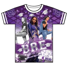 "Bre" Custom Designed Graduation 3D shirt