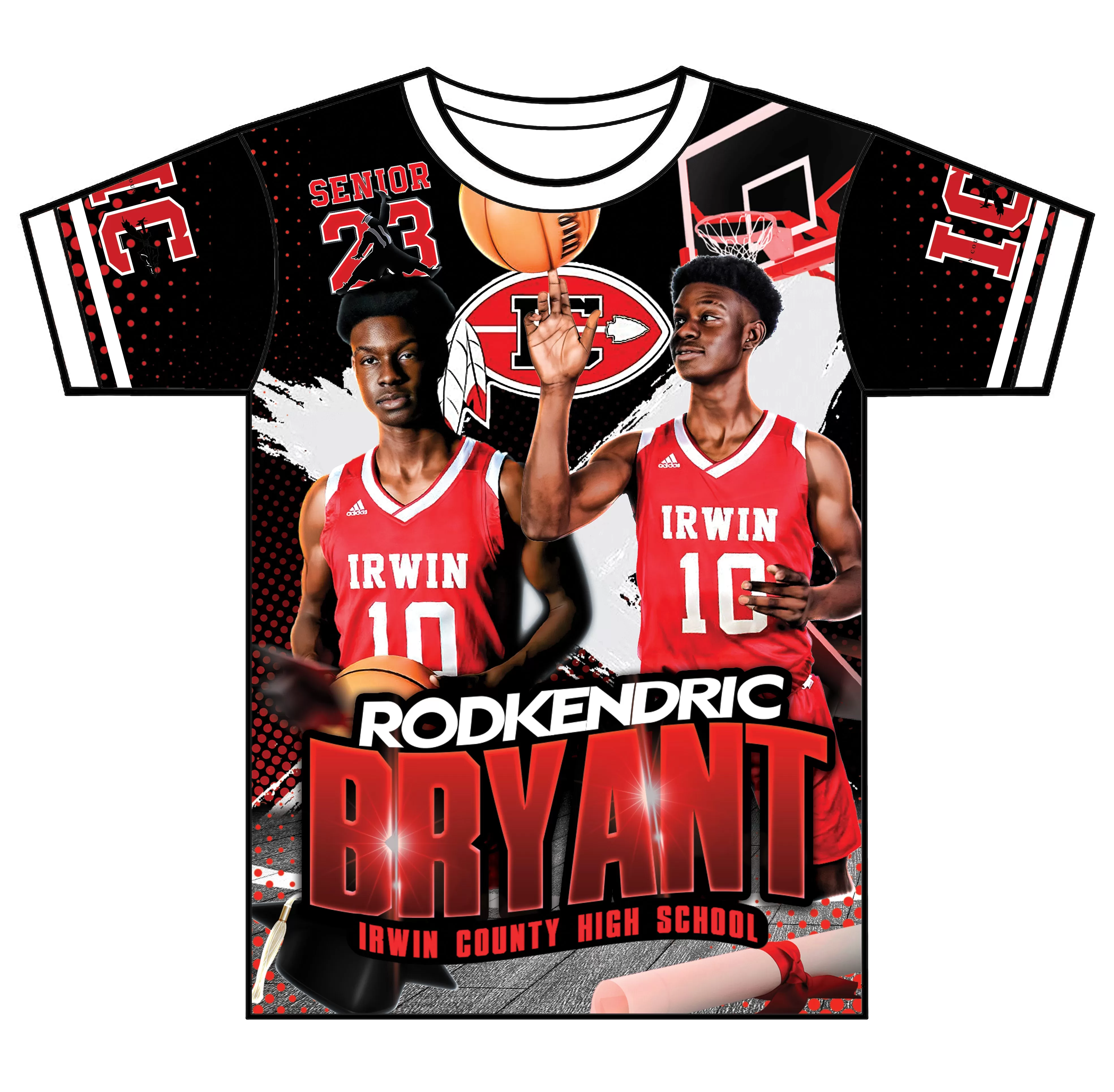 "Rodkendric" Custom Designed Graduation 3D shirt