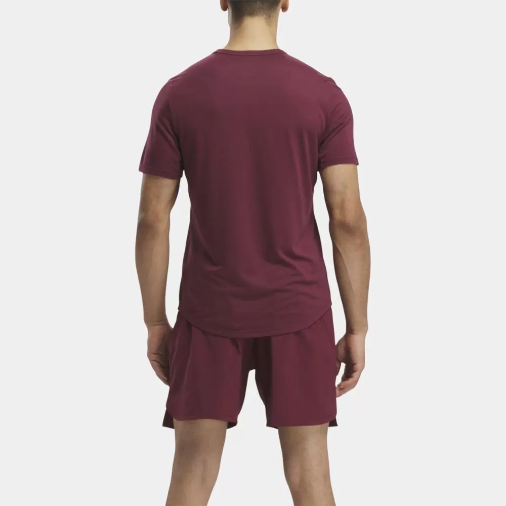 Reebok Apparel Men Activchill Dreamblend T-Shirt CLASSIC MAROON F23