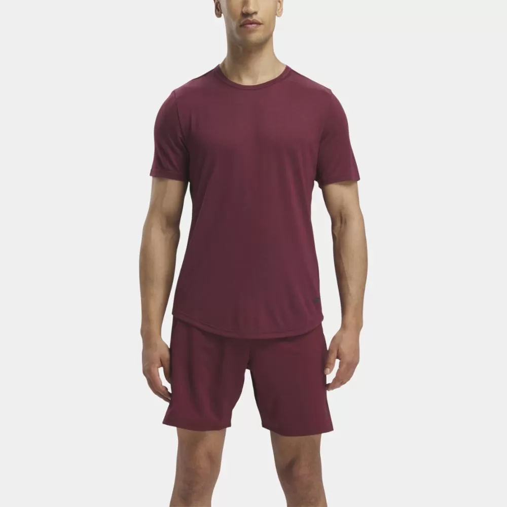 Reebok Apparel Men Activchill Dreamblend T-Shirt CLASSIC MAROON F23