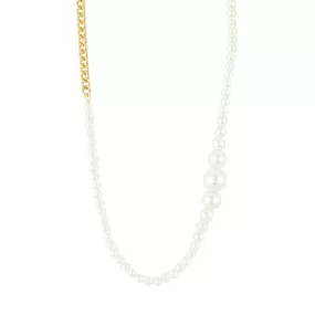 Relando Gold Plated Pearl Necklace