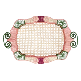 'Rose' Raffia Tray