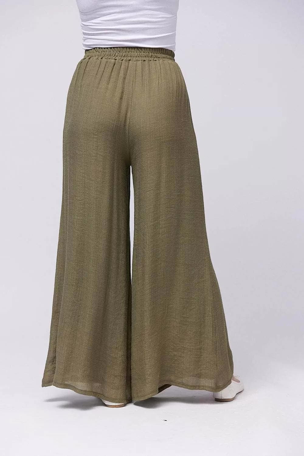 Saloos Double Layer Wide Leg Floaty Trousers