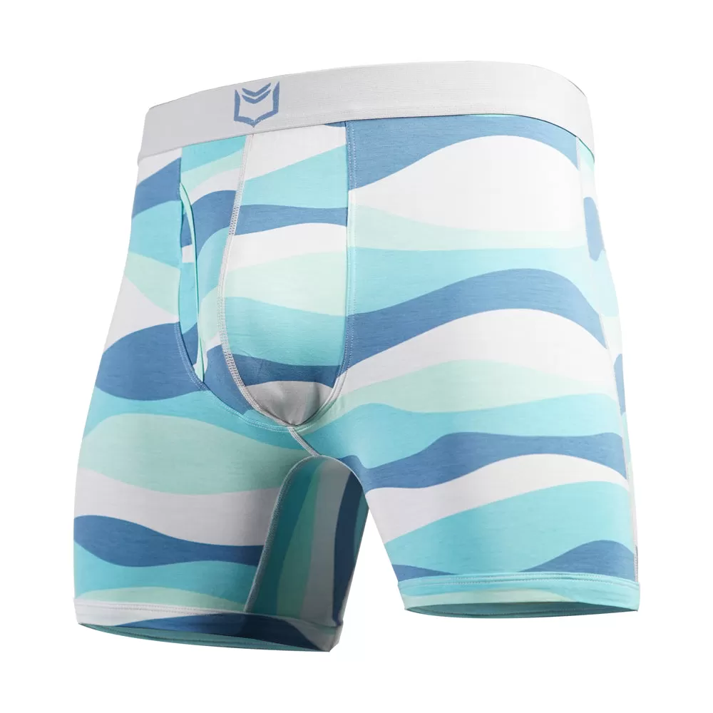 SHEATH 4.0 Ocean Wave Men's Dual Pouch Boxer Brief