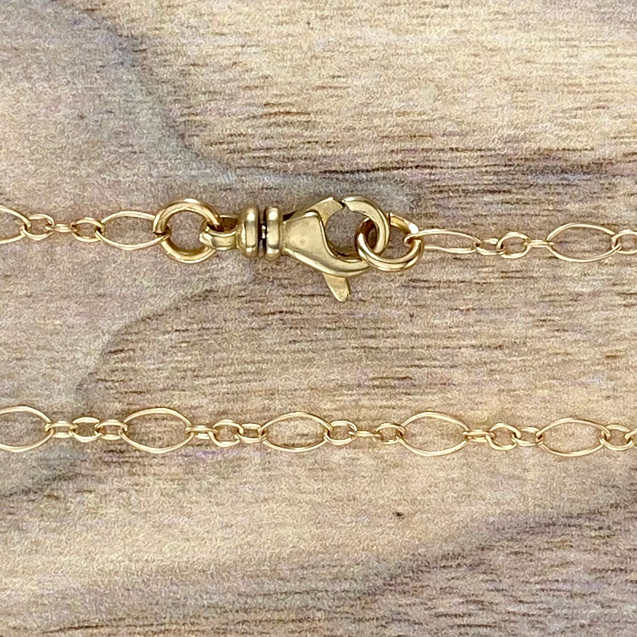 Solid Bronze Long and Short Chains