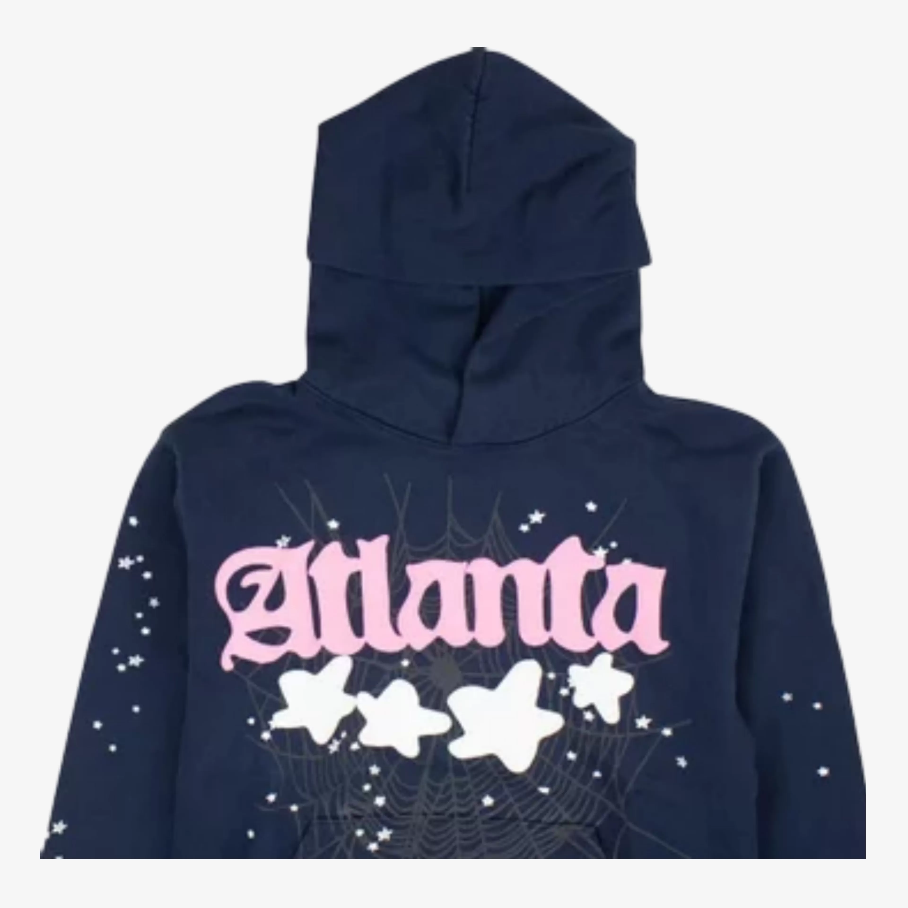 Sp5der 'OG Web Atlanta' Pullover Hoodie Navy SS23