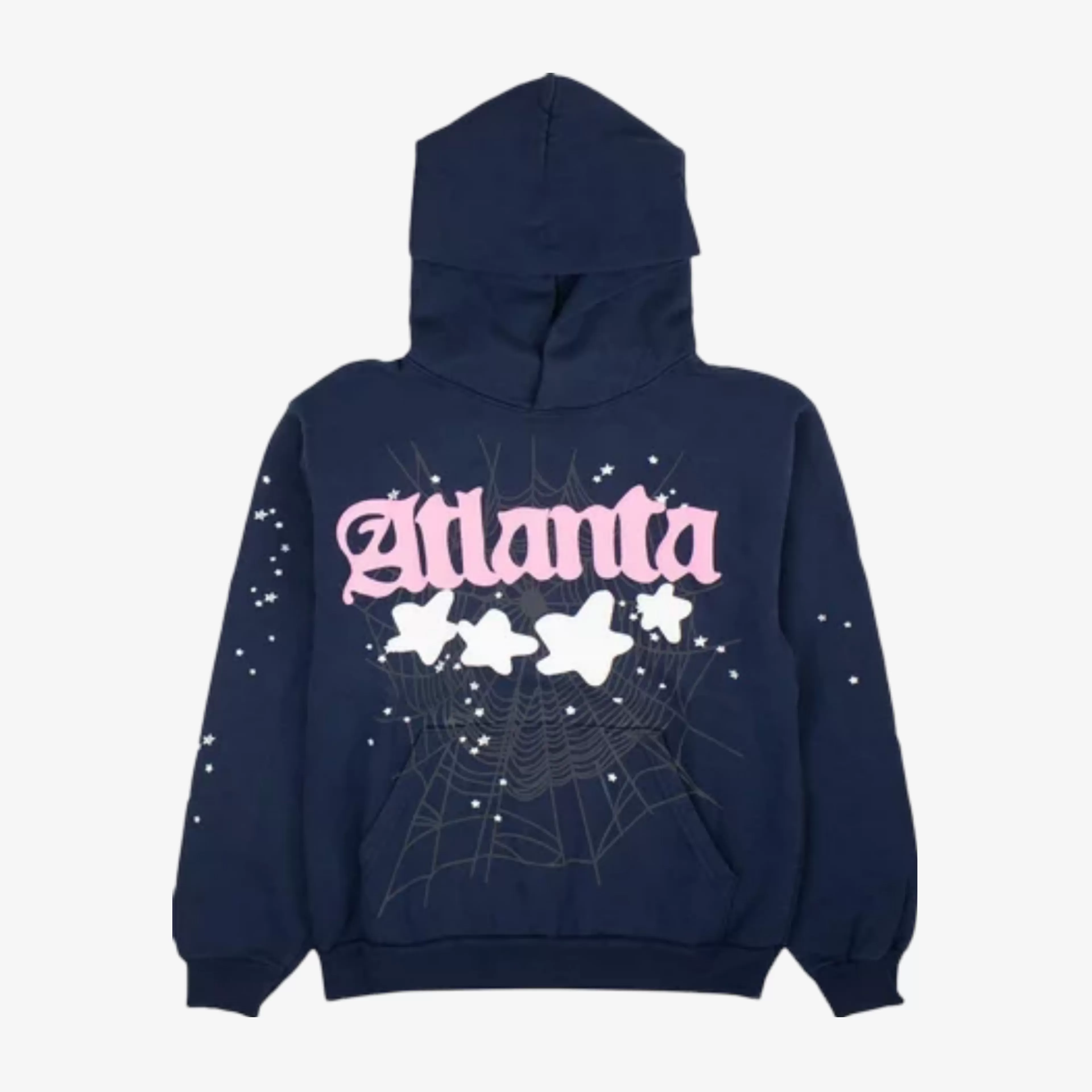 Sp5der 'OG Web Atlanta' Pullover Hoodie Navy SS23