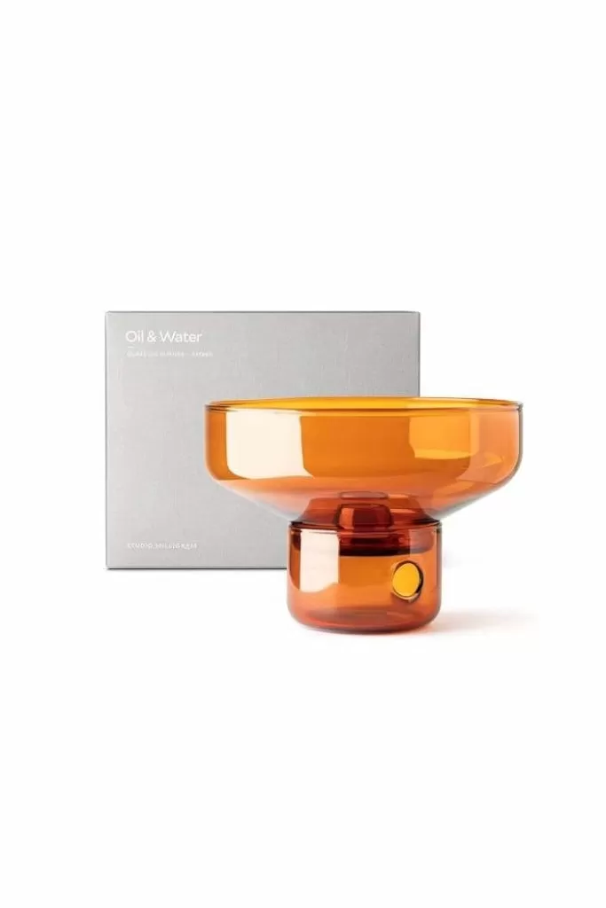 Studio Milligram - Glass Oil Burner - Amber