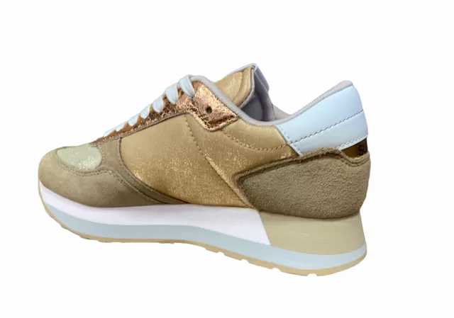 SUN68 women's sneakers shoe Kate Shine Z31223 16 beige