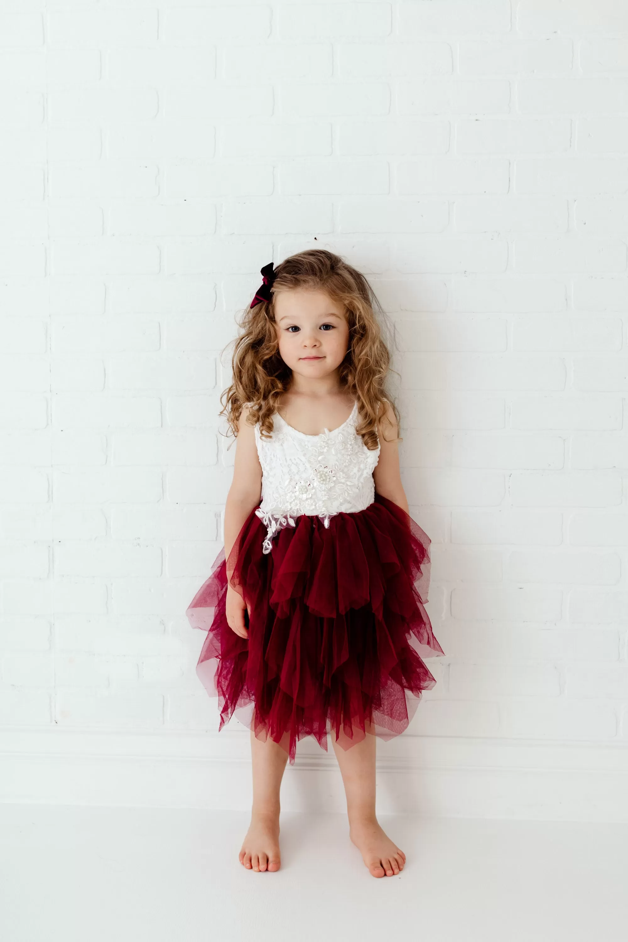 The Alanna Dress - Burgundy