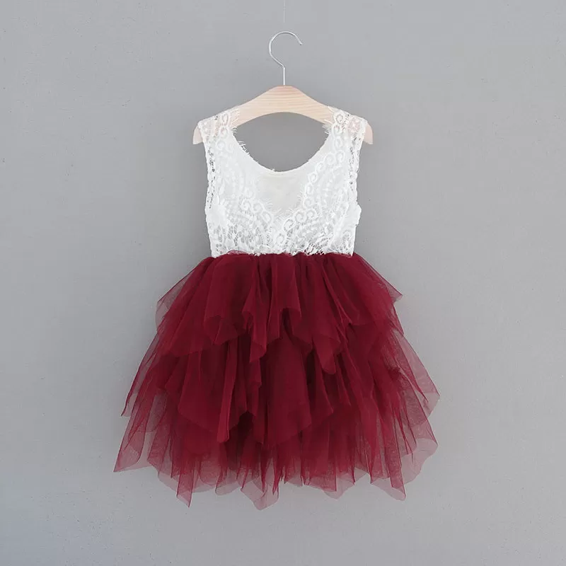 The Alanna Dress - Burgundy