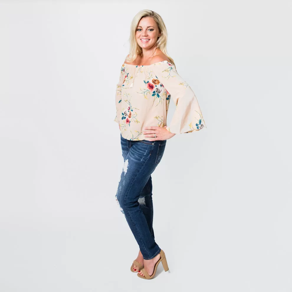 The Kaitlyn Floral Top