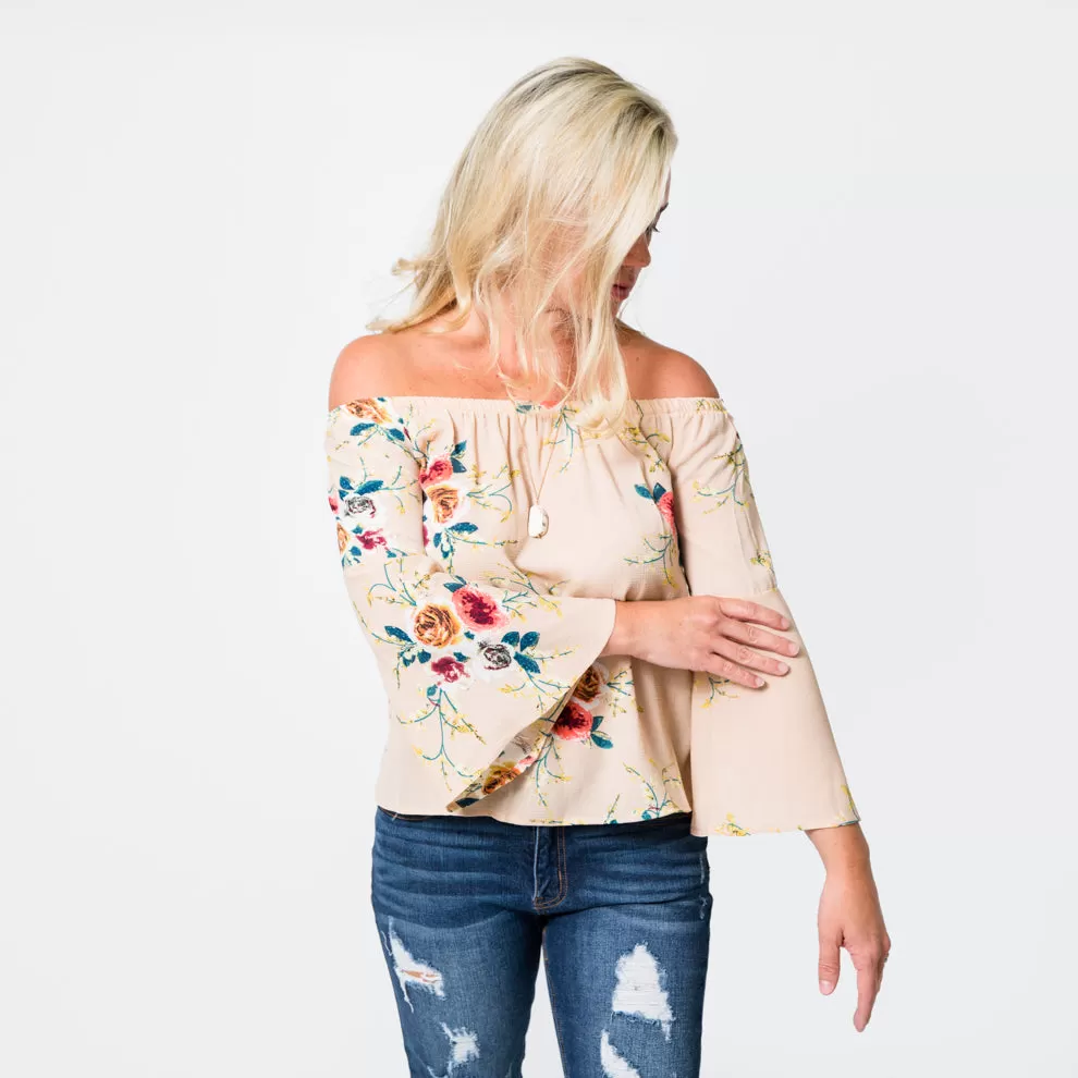 The Kaitlyn Floral Top